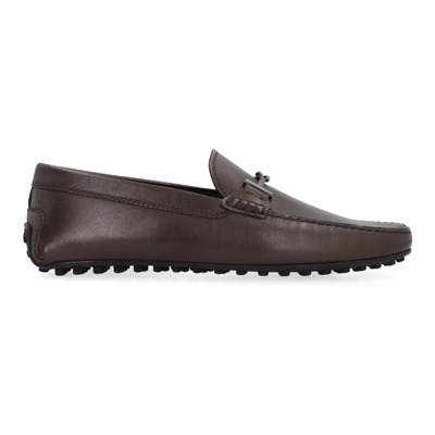 Leren loafers Tod's , Brown , Heren