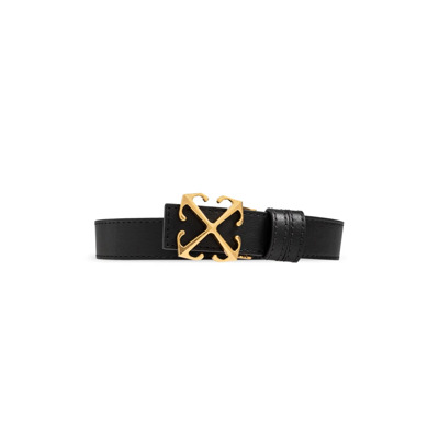 Leren riem Off White , Black , Dames