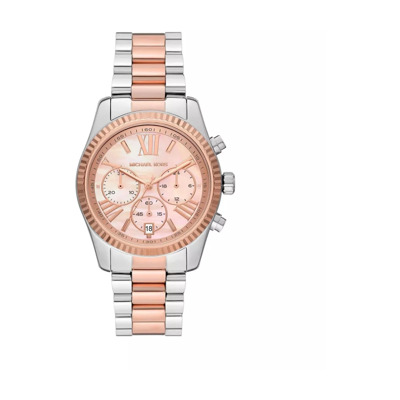 Lexington Chronograaf Roestvrij Stalen Horloge Michael Kors , Gray , Dames