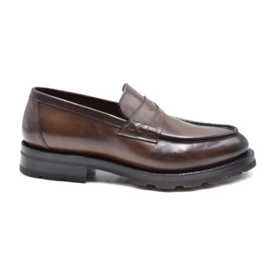 Loafers Santoni , Brown , Heren