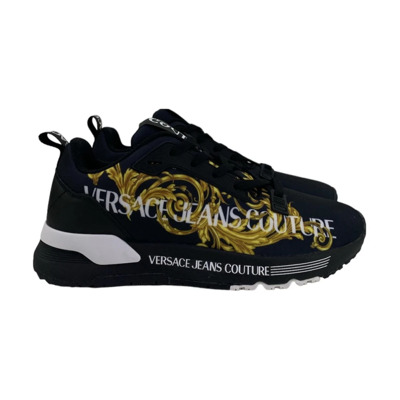 Logo Space Couture Sneakers - Maat 42 Versace Jeans Couture , Black , Heren