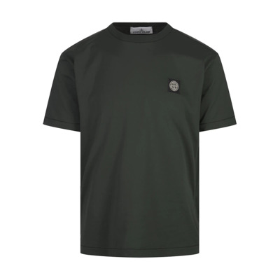 Loodgrijs Slim Fit T-shirt Stone Island , Gray , Heren