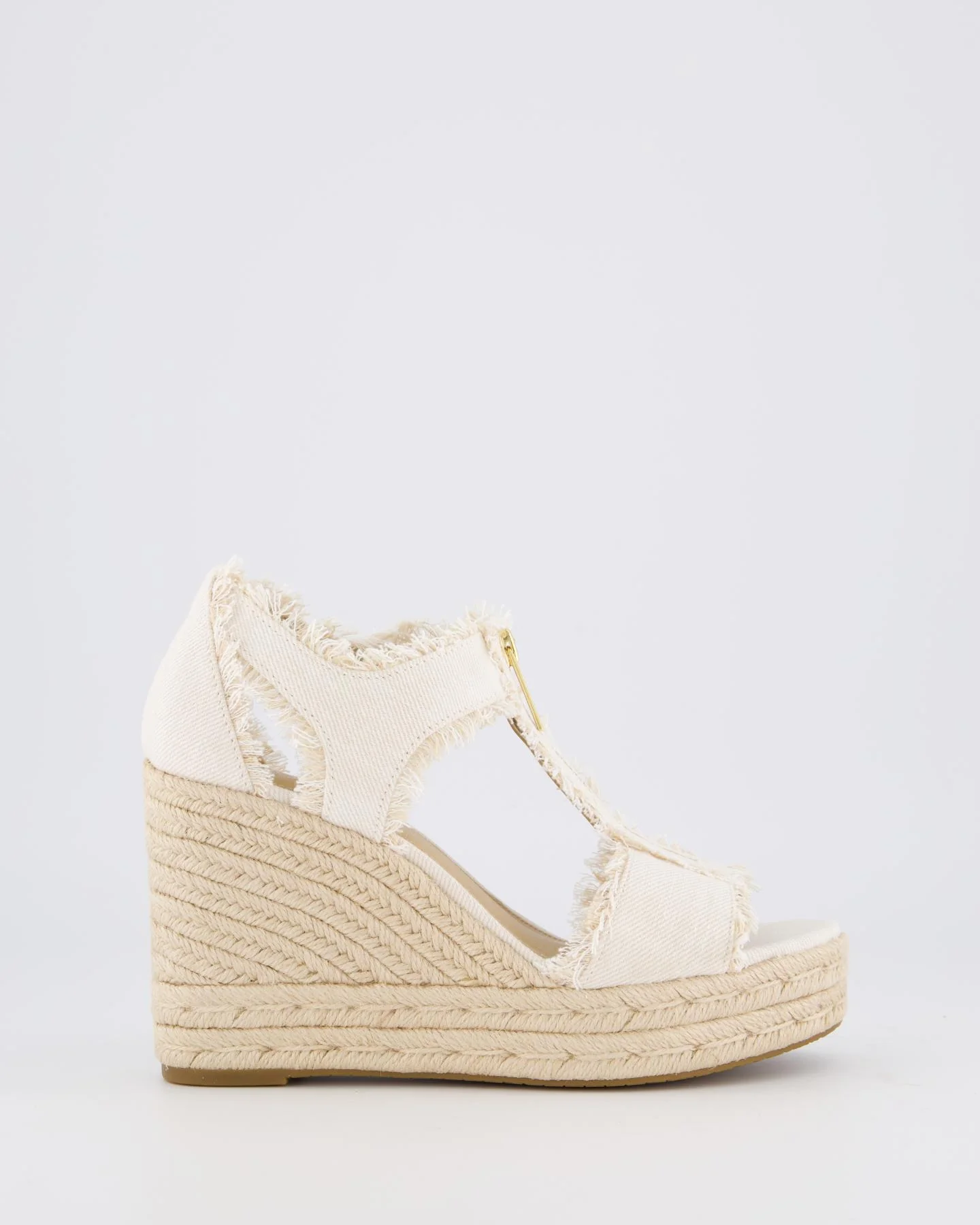 Michael Kors Dames berkley wedge sandaal denim