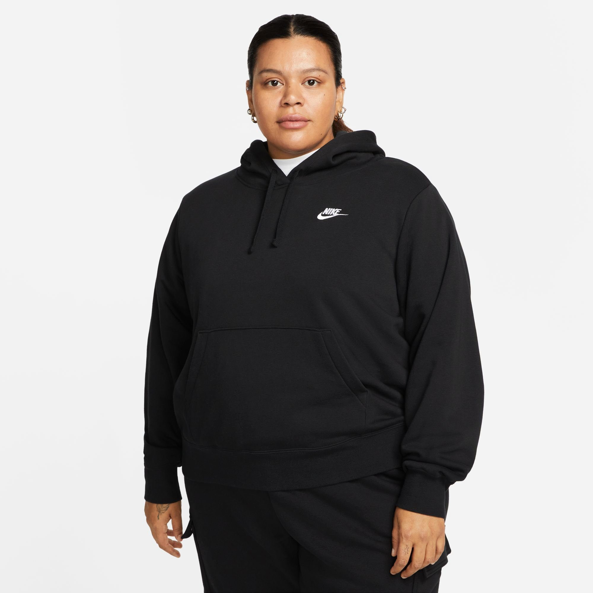 Nike Sportswear Hoodie Club Fleece Women's Pullover Hoodie (Plus Size)