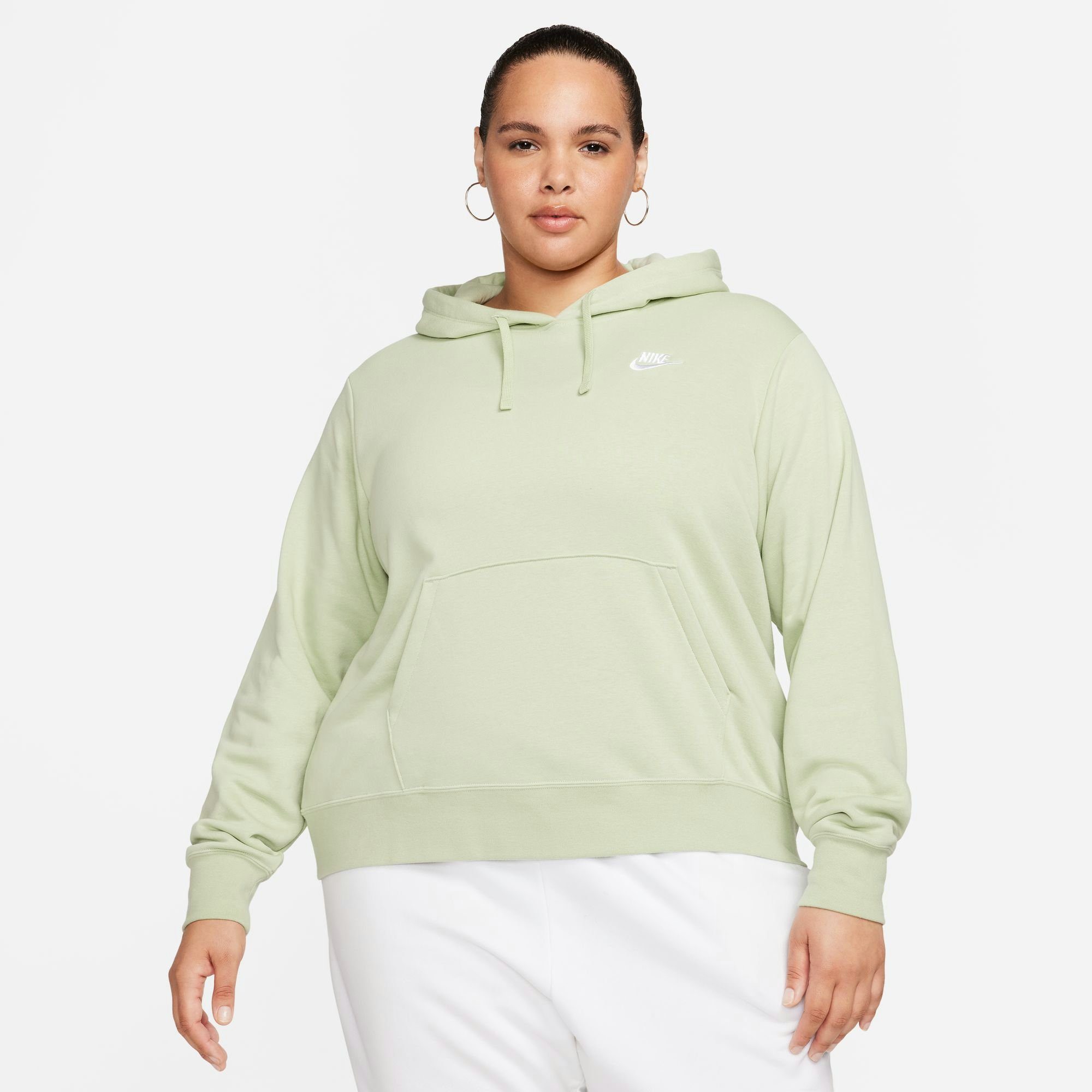 Nike Sportswear Hoodie Club Fleece Women's Pullover Hoodie (Plus Size)