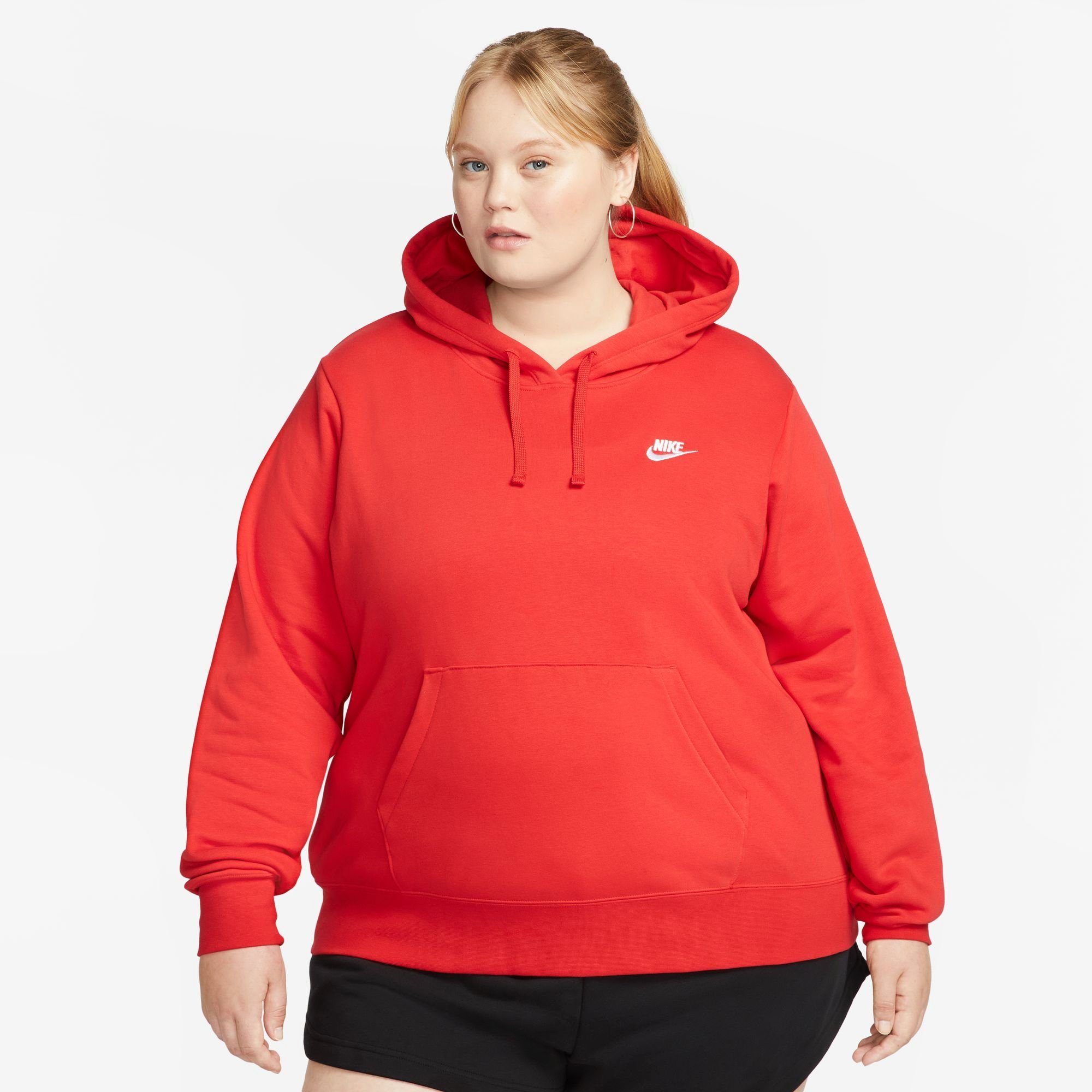 Nike Sportswear Hoodie Club Fleece Women's Pullover Hoodie (Plus Size)