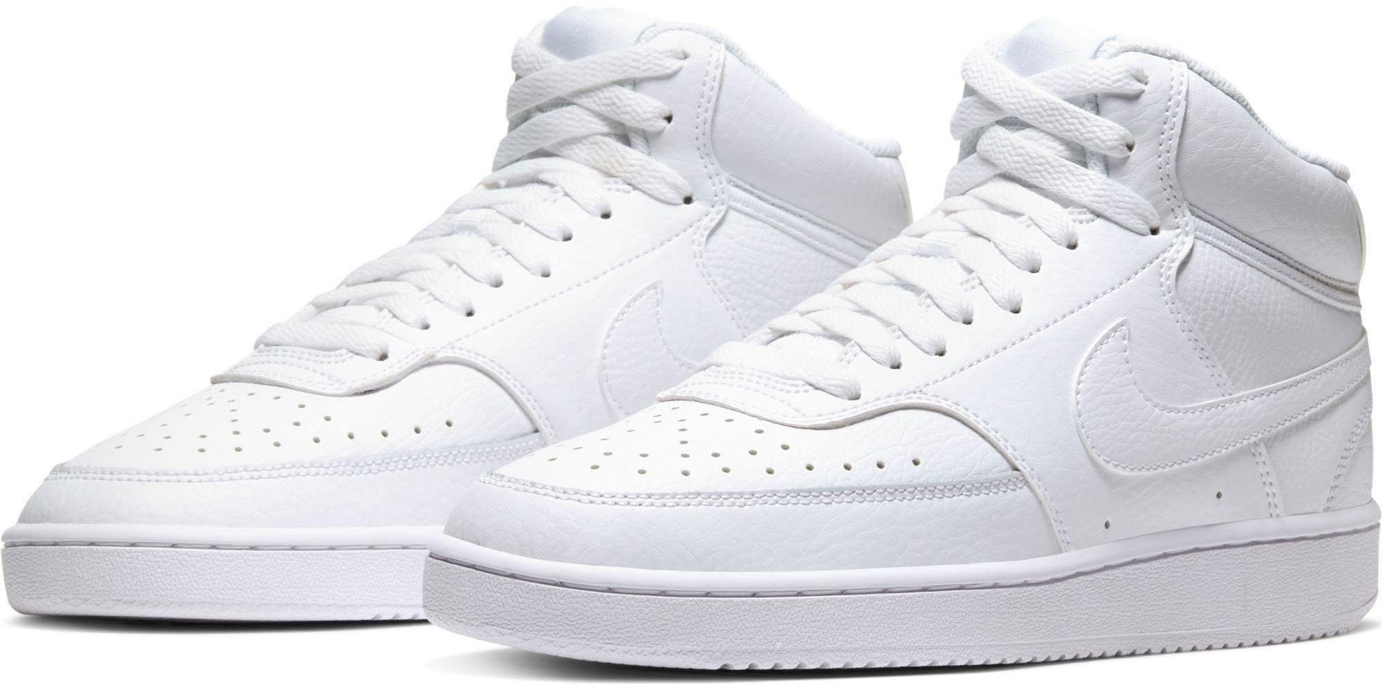 Nike Sportswear Sneakers Wmns Court Vision Mid Design in de voetsporen van de Air Force 1