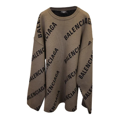 Pre-owned Cotton tops Balenciaga Vintage , Brown , Heren