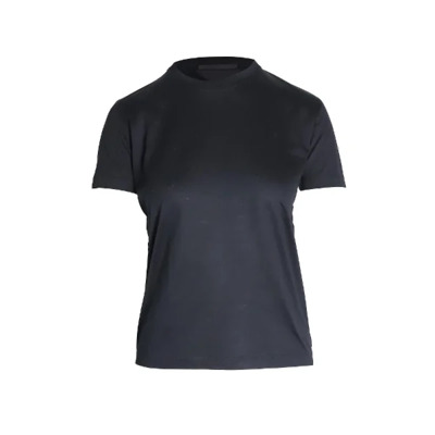 Pre-owned Cotton tops Prada Vintage , Black , Dames