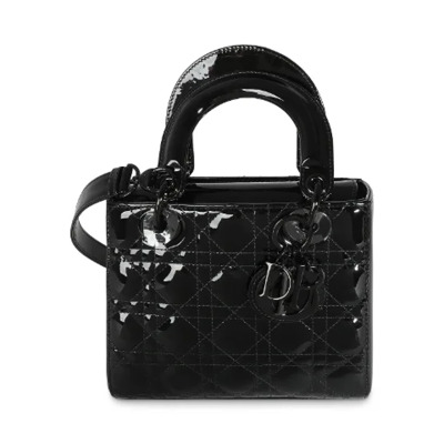 Pre-owned Leather dior-bags Dior Vintage , Black , Dames