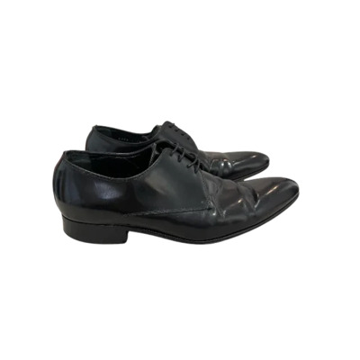 Pre-owned Leather flats Dior Vintage , Black , Dames