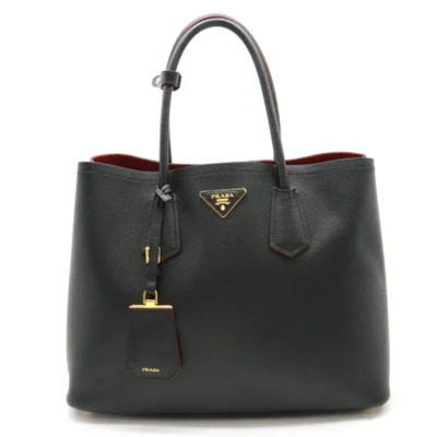 Pre-owned Leather prada-bags Prada Vintage , Black , Dames