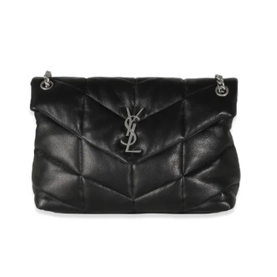 Pre-owned Leather saint-laurent-bags Yves Saint Laurent Vintage , Black , Dames