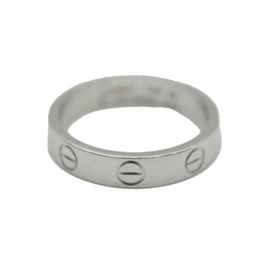 Pre-owned White Gold rings Cartier Vintage , Gray , Dames