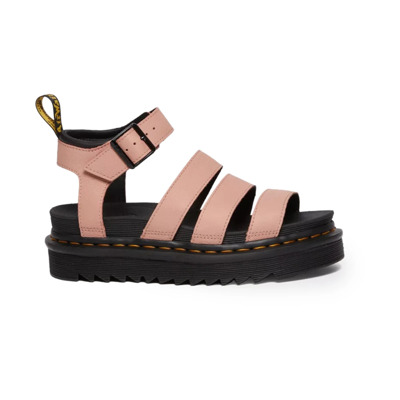 Roze leren sandalen Dr. Martens , Pink , Dames