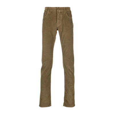 Slim-Fit Corduroy Broek Jacob Cohën , Brown , Heren