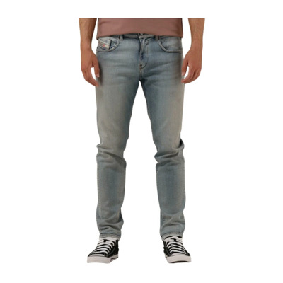 Slim Fit Heren Jeans Lichtblauw Diesel , Blue , Heren