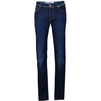 Slim Fit Nick Jeans - Donkerblauw Jacob Cohën , Blue , Heren