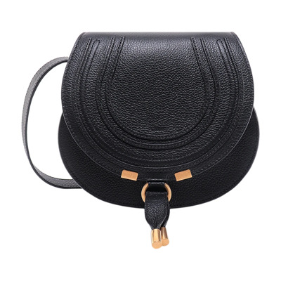 Stijlvolle Leren Cross Body Tas Chloé , Black , Dames