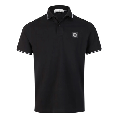 Stijlvolle Shirts en Polo's Stone Island , Black , Heren