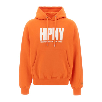 Stijlvolle Sweatshirts voor een Trendy Look Heron Preston , Orange , Heren