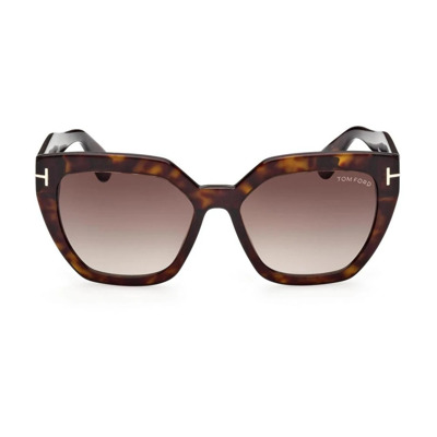 Stijlvolle zonnebril voor dames Tom Ford , Brown , Dames