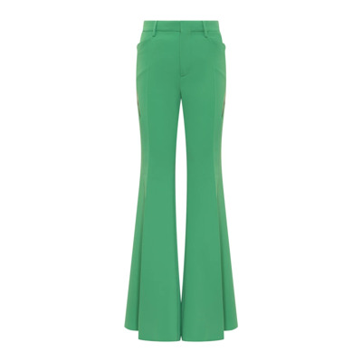 Super Flared Broek Dsquared2 , Green , Dames