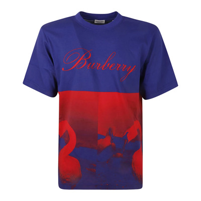 Swan Graph Mouwloze T-shirts en Polos Burberry , Multicolor , Heren