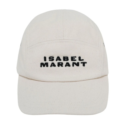 Tedji Logo Cap Isabel Marant , Beige , Heren