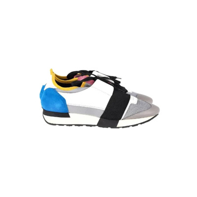 Tweedehands Multicolor Leren Balenciaga Sneakers Balenciaga Vintage , Multicolor , Dames