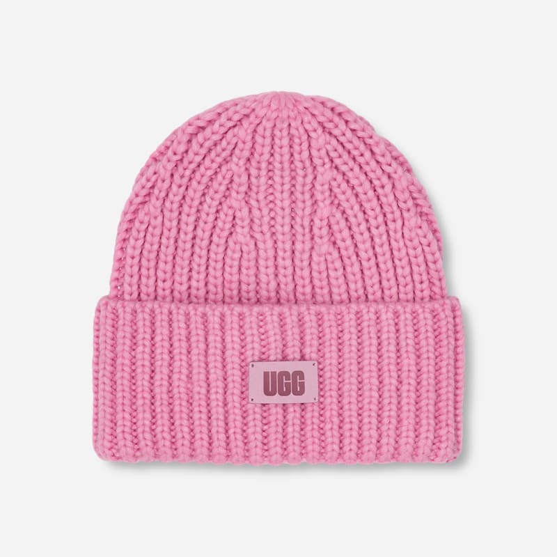 UGG® Chunky Rib Beanie for Kids, Size OS