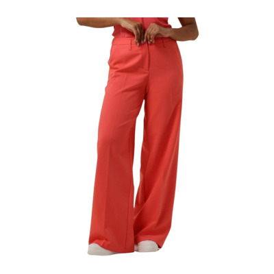 Wijde Pijp Soft Foam Broek Summum Woman , Orange , Dames