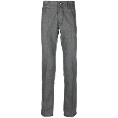 Wollen Flanel Broek Jacob Cohën , Gray , Heren