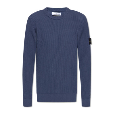 Wollen trui Stone Island , Blue , Heren