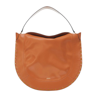 Zachte Hobo Tas met Studs Isabel Marant , Brown , Dames