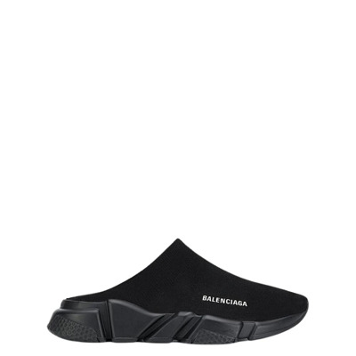 Zwarte Gerecyclede Mesh Mule Balenciaga , Black , Heren