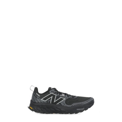 Zwarte Sneakers Ronde Neus Logo Tab New Balance , Black , Heren