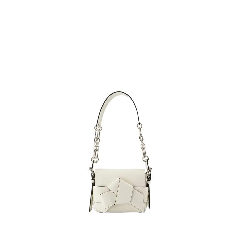 Acne Studios Shoppers - Musubi Shoulder Bag - Leather - White in beige