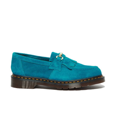 Adrian Snaffle Loafer Desert Oasis Suede Dr. Martens , Blue , Heren