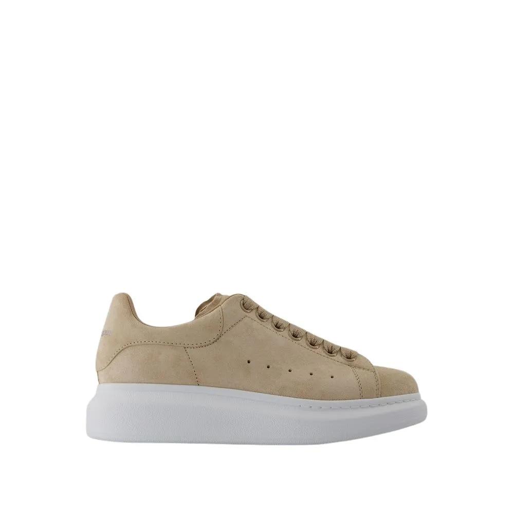 Alexander McQueen Sneakers - Oversized Sneakers - Leather - Beige in beige