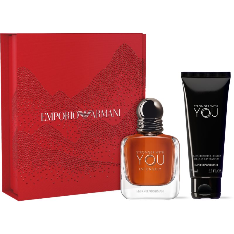 Armani Emporio Stronger With You Intensely Gift Set voor Mannen