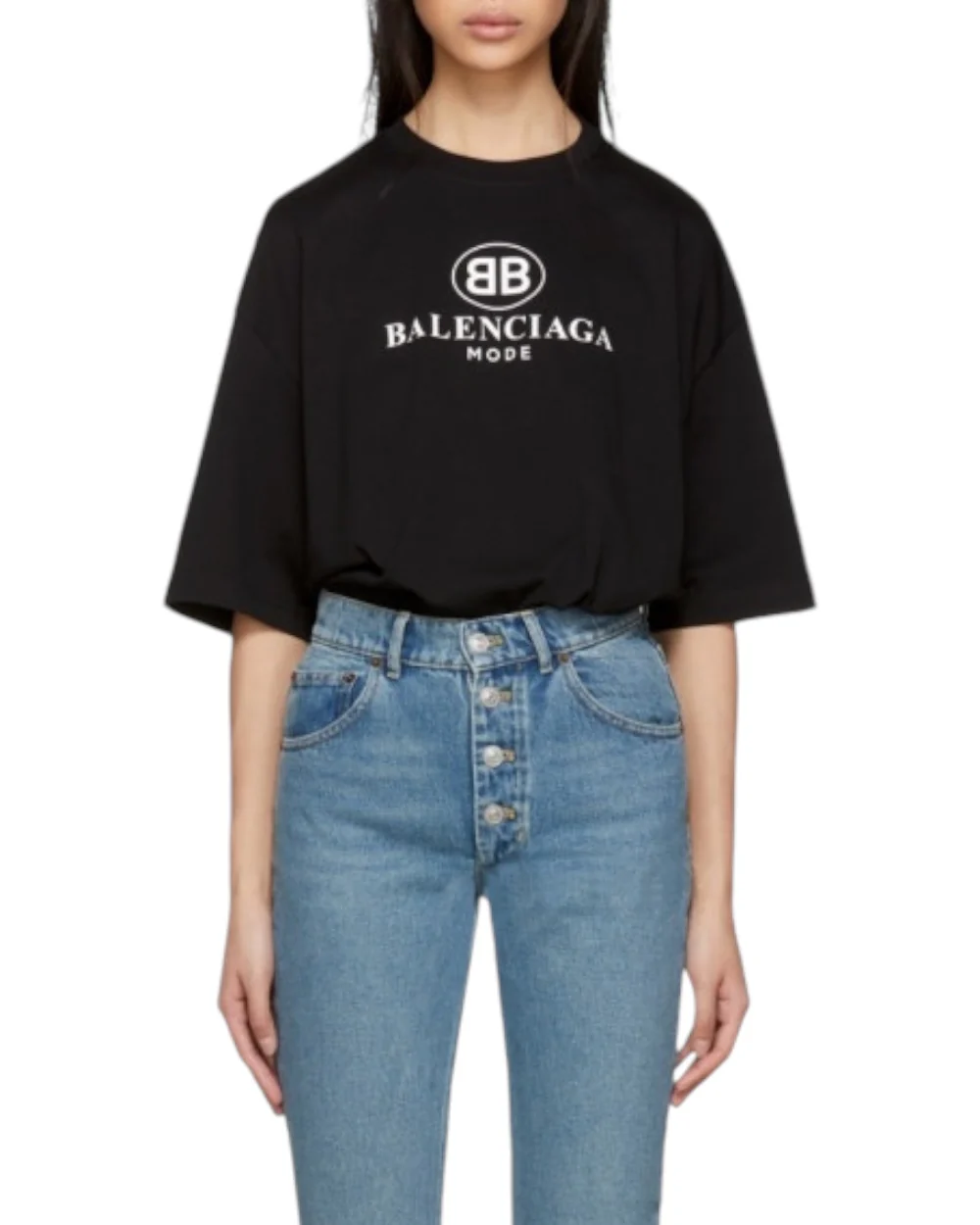 Balenciaga Bb logo oversized t-shirt