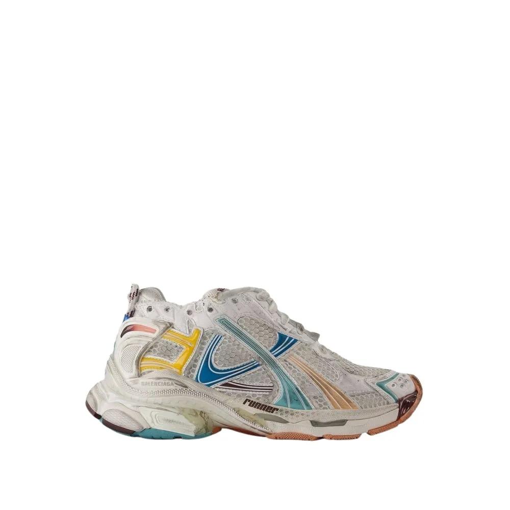 Balenciaga Sneakers - Runner Sneakers - Synthetic - White in wit