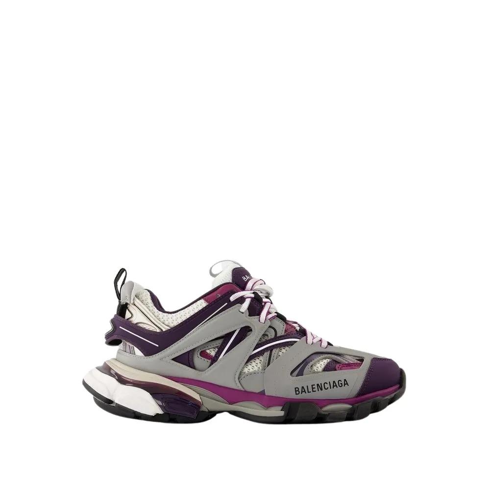 Balenciaga Sneakers - Track Sneakers - Synthetic - Grey/Purple in grijs