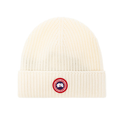 Beanie met logo Canada Goose , Beige , Heren