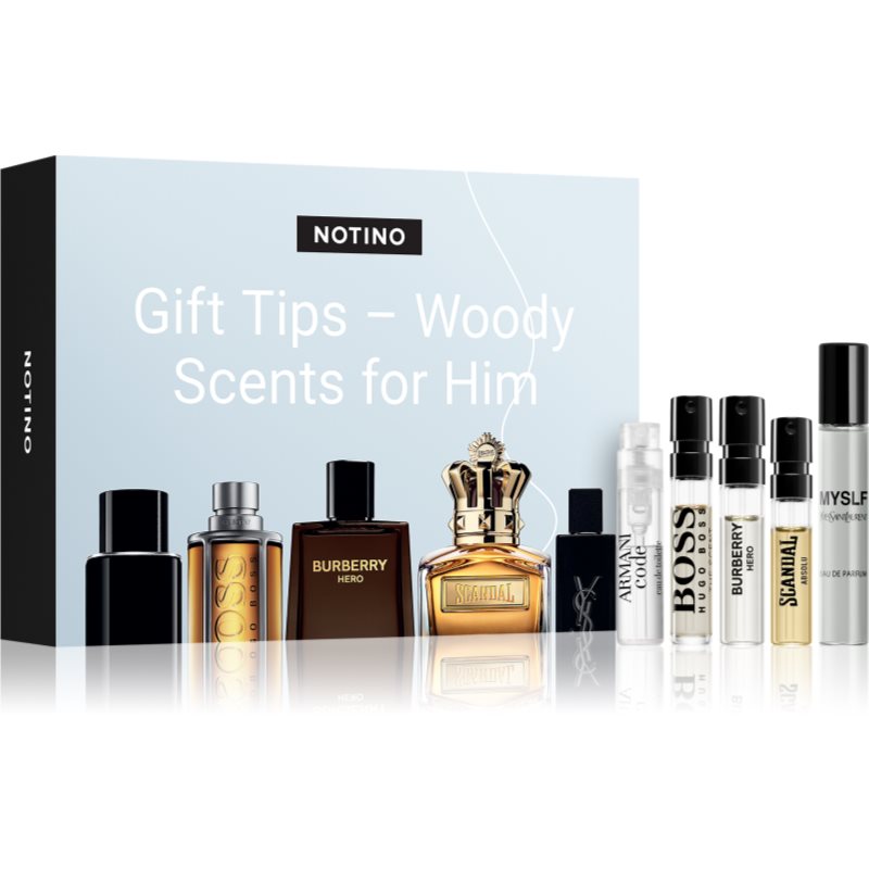 Beauty Discovery Box Notino Gift Tips: Woody Scents for Him set voor Mannen