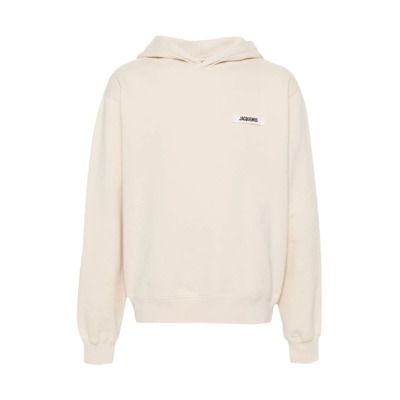 Beige Katoenen Sweatshirt Jacquemus , Beige , Heren