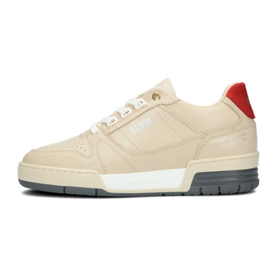 Beige Retro Lage Sneakers Mercer Amsterdam , Beige , Dames