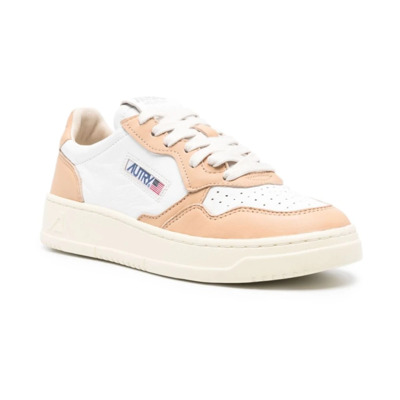 Beige Sneakers voor Dames Autry , Beige , Dames