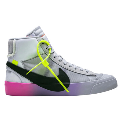 Beperkte Oplage Off-White Blazer Mid Serena Williams Nike , Gray , Heren